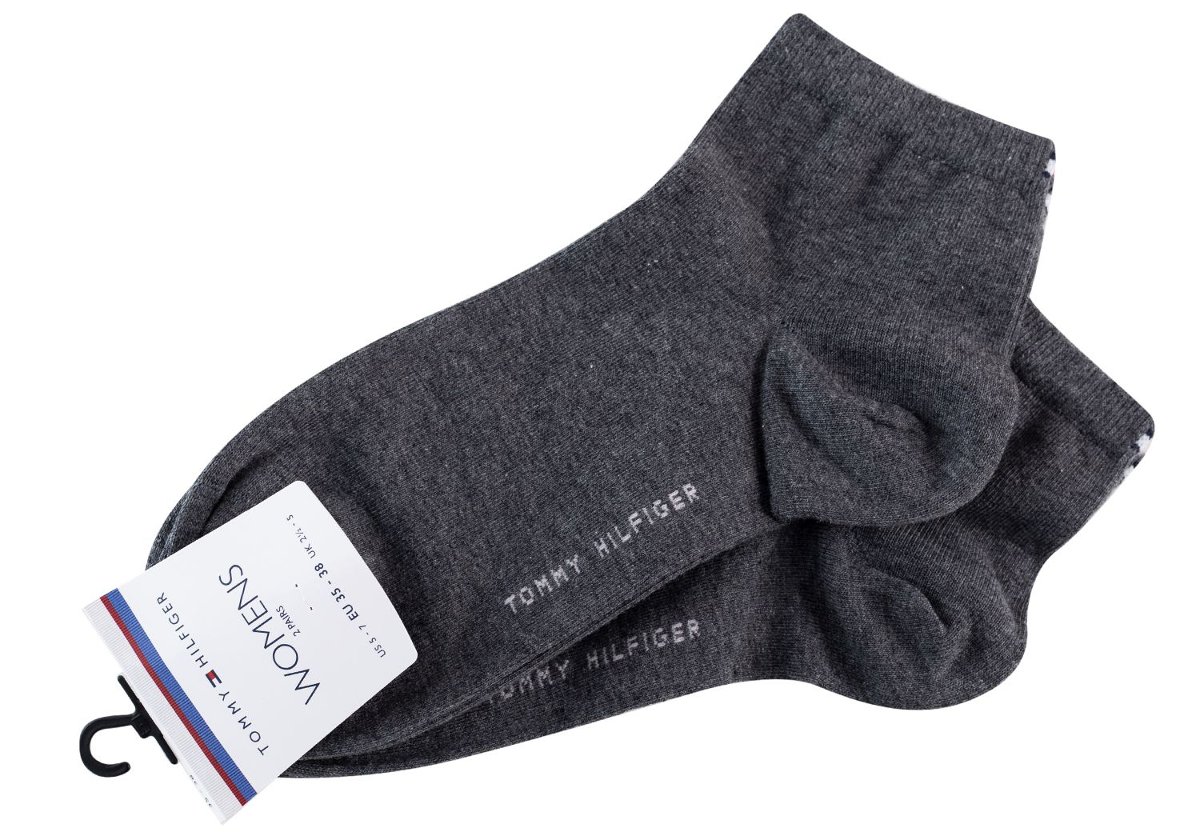 TOMMY  HILFIGER SKARPETY SKARPETKI DAMSKIE 2 PARY 373001001 758 - Rozmiar: 39-42