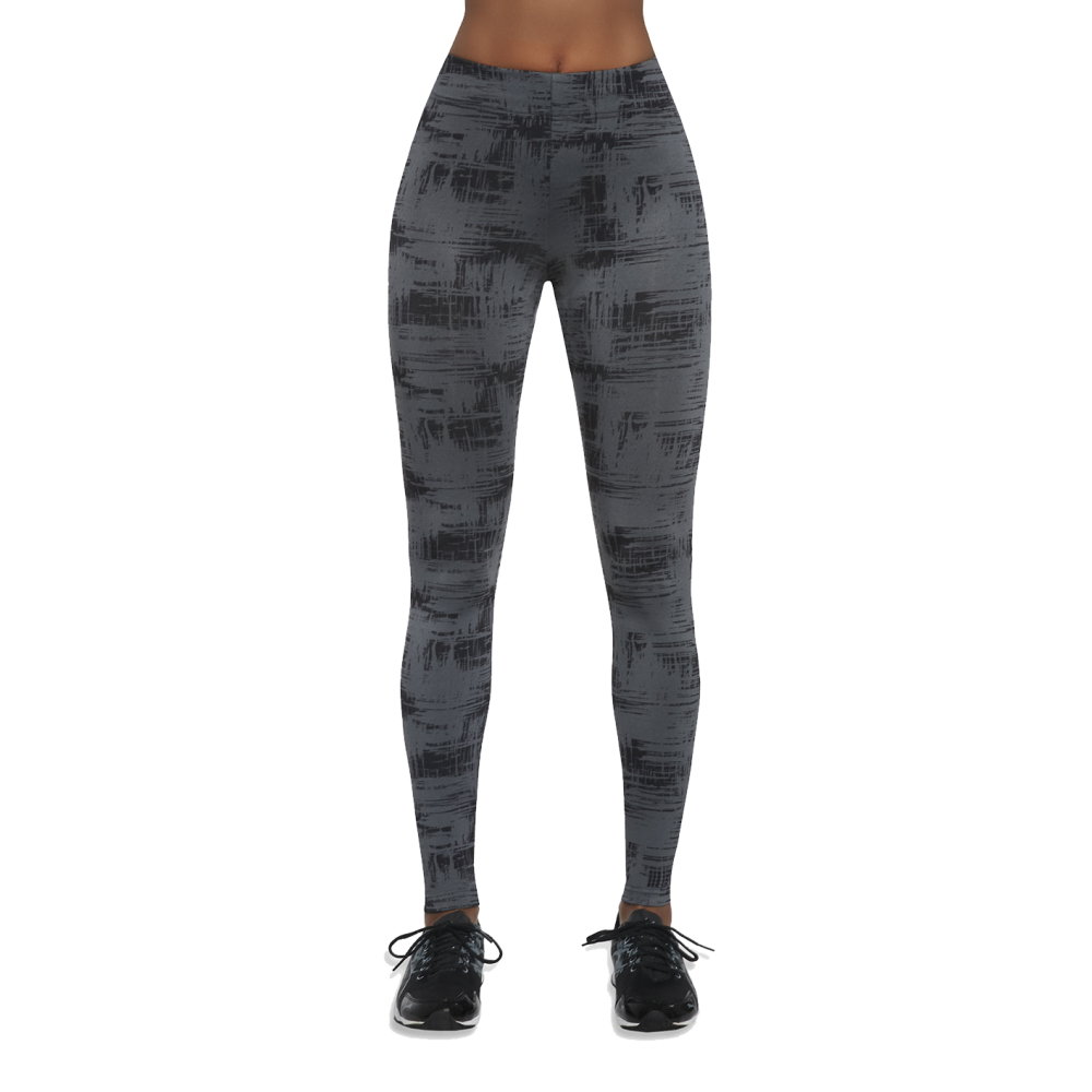 Damskie legginsy sportowe BAS BLACK Intense, Czarno-szary, XL