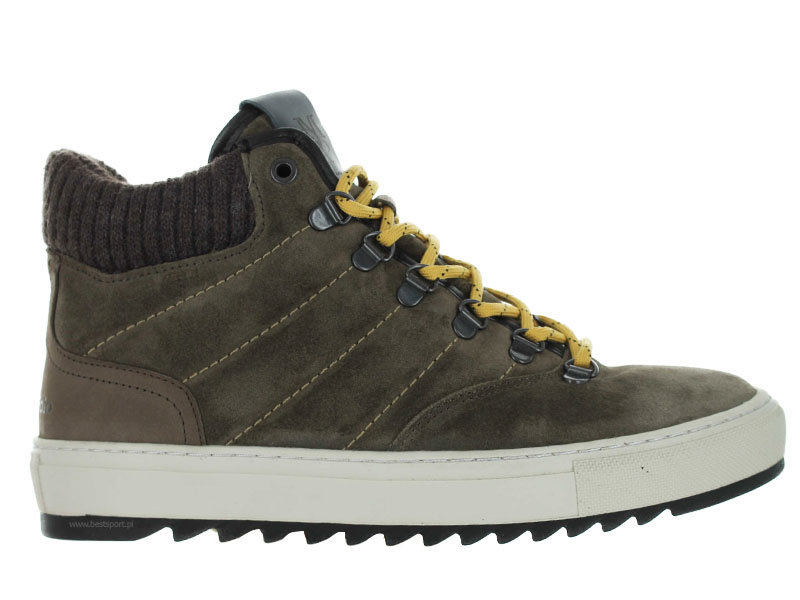 Marc O'Polo Trzewiki męskie khaki skórzane 40