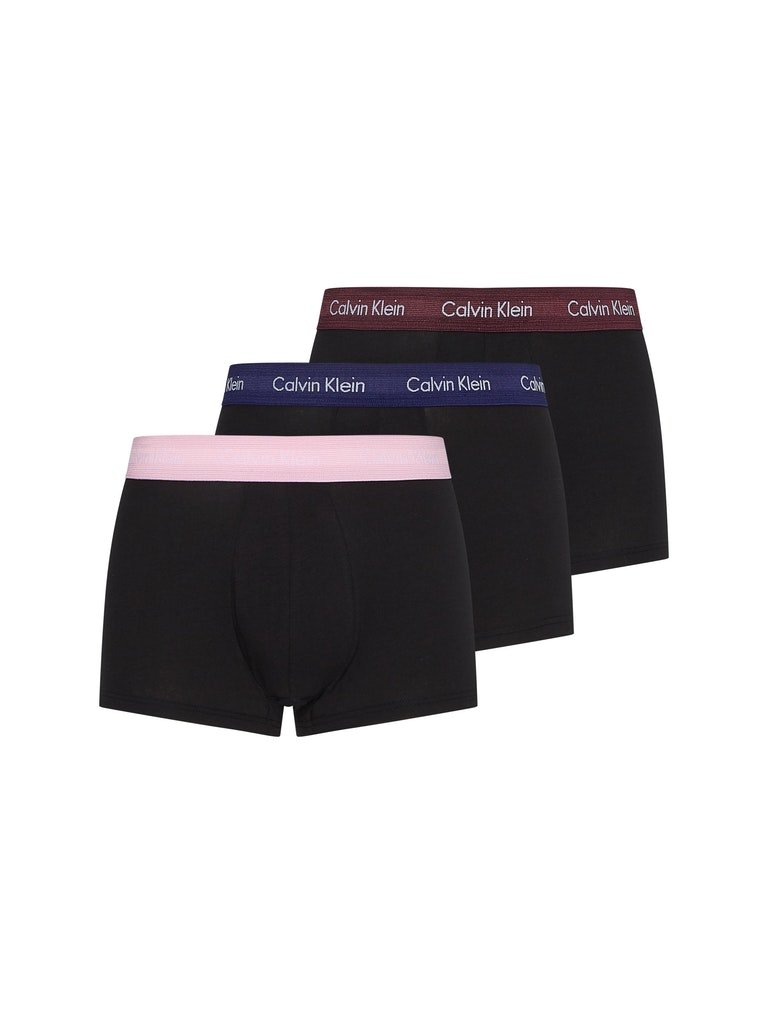 Calvin  Klein Bokserki Męskie Low Rise Trunk 3 Pary Black 0000U2664G Whx M