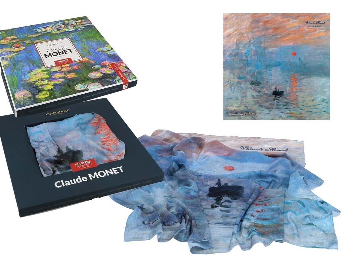 Chusta - C. Monet, Wschód słońca (CARMANI)