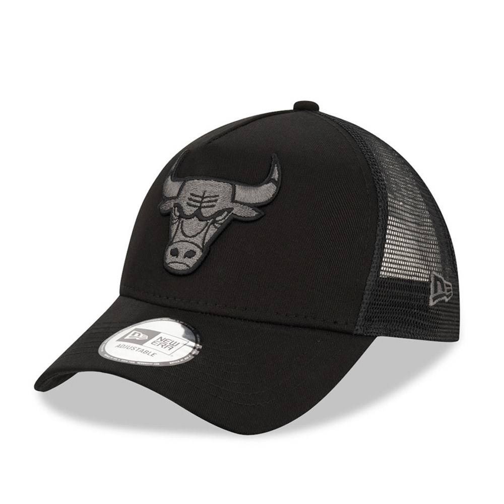 Czapka z daszkiem bejsbolówka New Era NBA Chicago Bulls Trucker czarna - 12523913