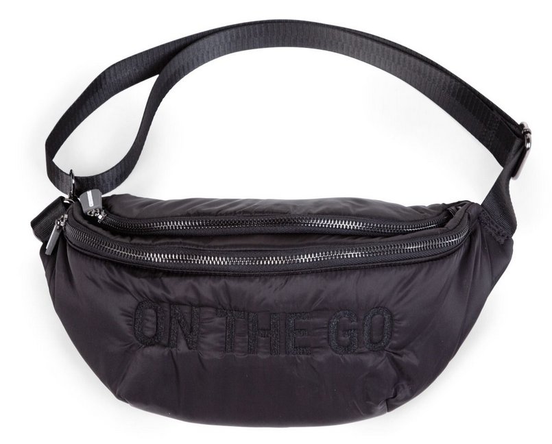 CHILDHOME nerka Banana Bag -  pikowana czarna