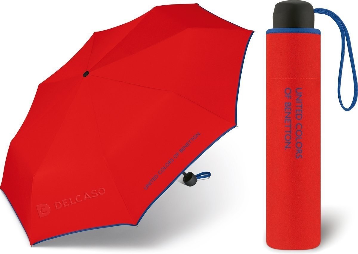 Parasol Benetton Super Mini czerwony