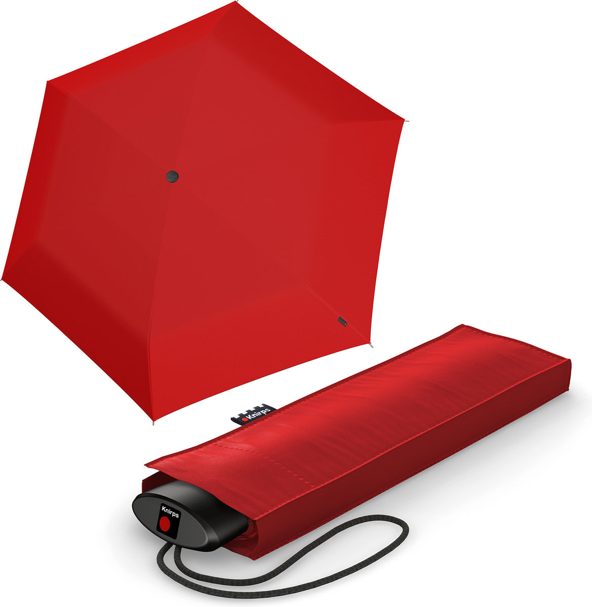 Parasol mały manualny Knirps AS.050 Czerwony
