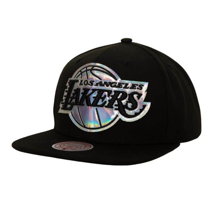 Czapka z daszkiem Mitchell & Ness NBA Iridescent Xl Logo Los Angeles Lakers