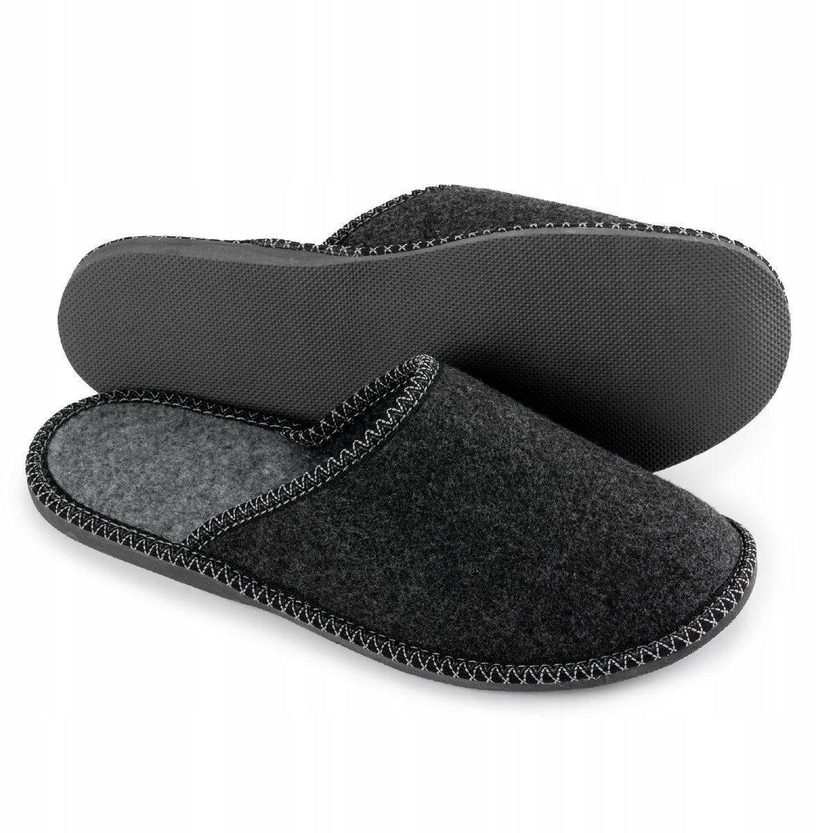 NOWO, Eleganckie pantofle po domu dla panów, rozmiar 45
