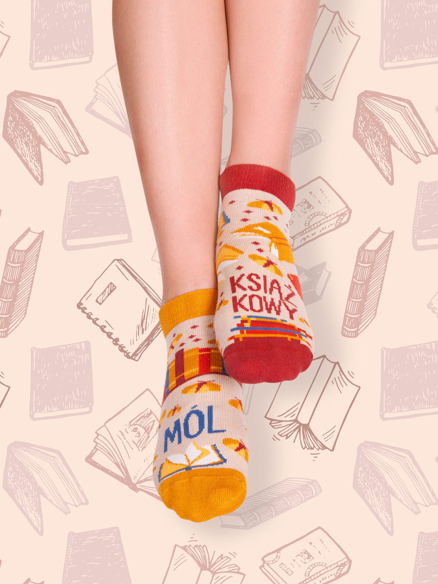 MÓL KSIĄŻKOWY / skarpety stopki