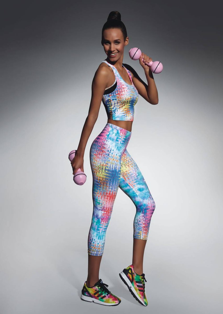 Damskie legginsy sportowe, Bas Bleu