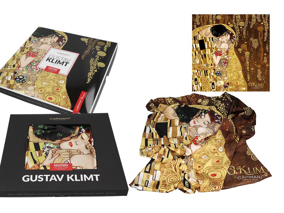 Chusta - G. Klimt, Pocałunek (CARMANI)