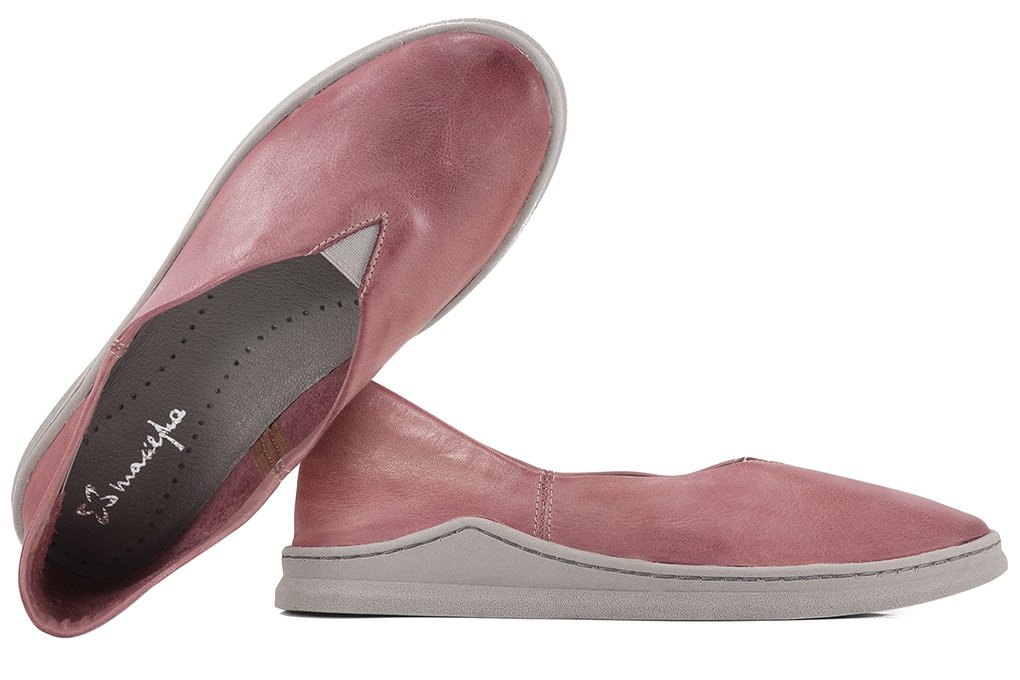 Maciejka 04078-15 Półbuty Damskie Balerinki Mokasyny Wrzosowy 37