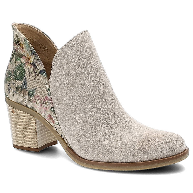 Maciejka, Botki, 04492-10/00-5 Beż, rozmiar 36