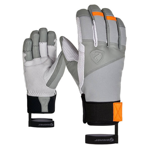 Rękawice Ziener Mountaineering Gavanus As Blk/Org - 9