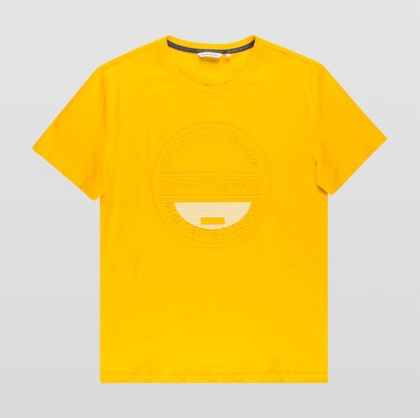 T-Shirt Męski Antony Morato Super Slim Fit Gold - Xl