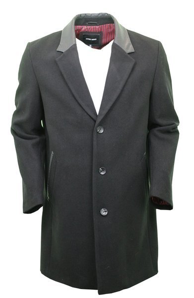 Płaszcz Męski Antony Morato Slim Fit In Melton Woo - 48