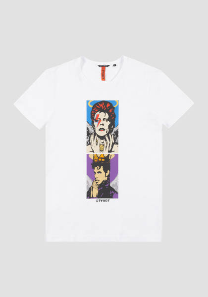 T-Shirt Męski Antony Morato Slim Fit Biały - M