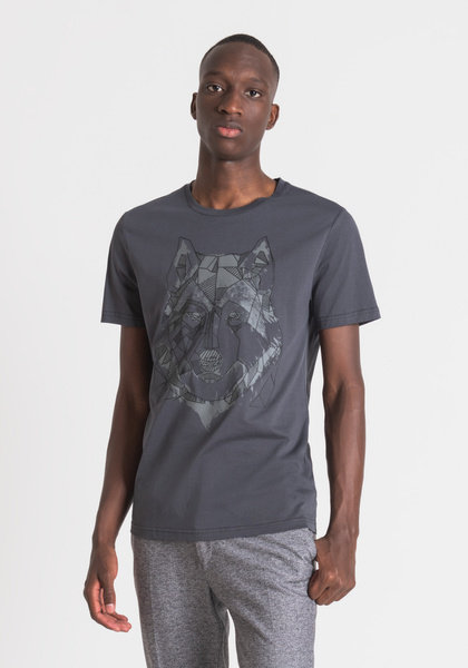 T-Shirt Męski Antony Morato Slim Fit Czarny - Xl