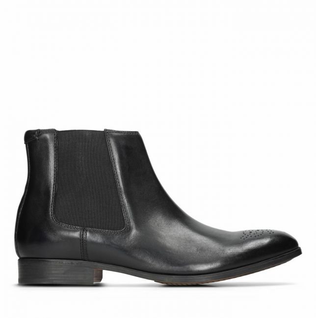 Gilmore Chelsea [black leather] - rozmiar 44