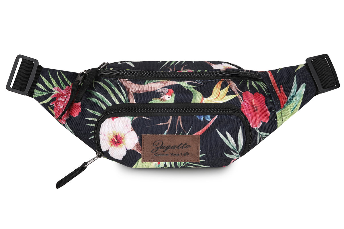 Saszetka nerka damska sportowa na pasku biodrówka