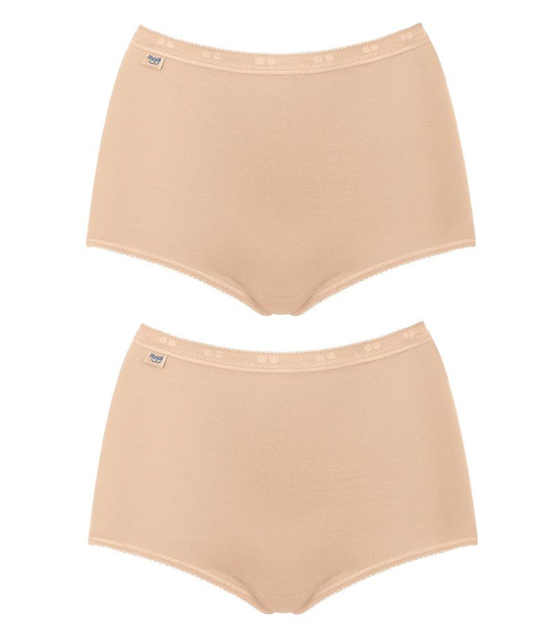 Sloggi, 2 x Majtki damskie sloggi Basic+ Maxi 2P, rozmiar 46
