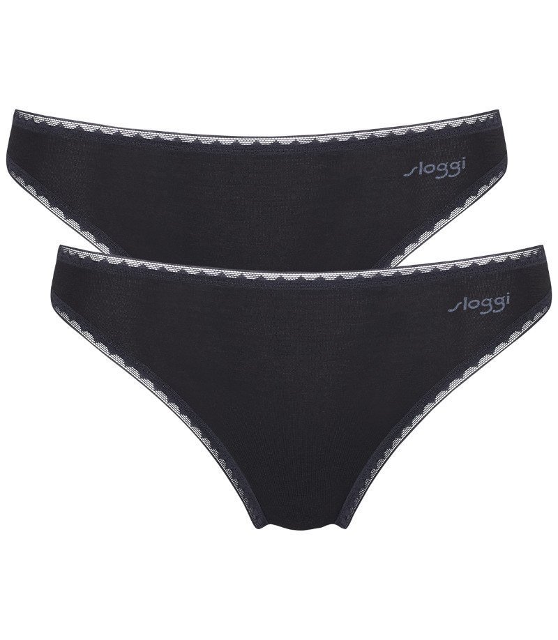 Sloggi, 2 x Majtki damskie sloggi GO Tai C2P, rozmiar XS