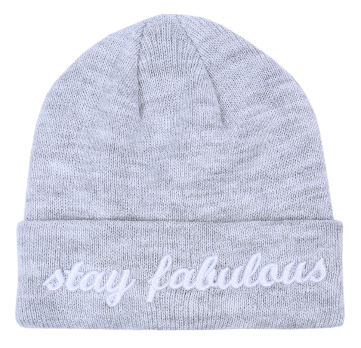 Szara czapka stay fabulous s-m