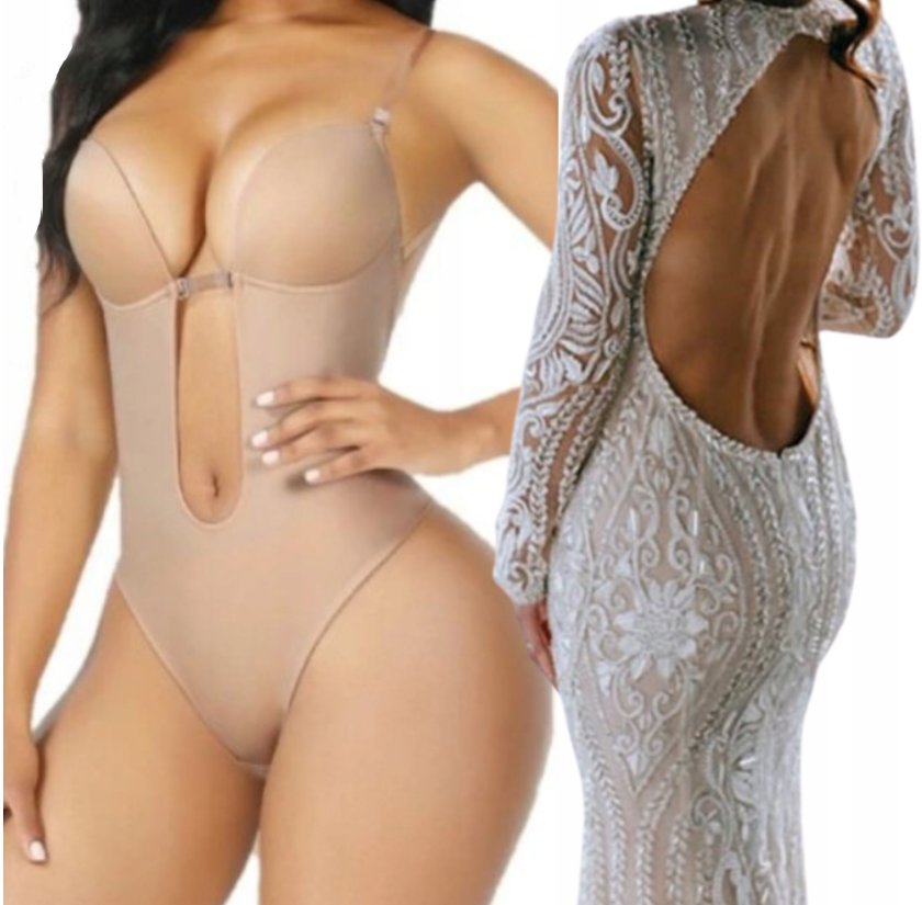 Body Gołe Plecy Do Sukni Modelujące Biustonosz 38 [B-BOD-BZ-38]