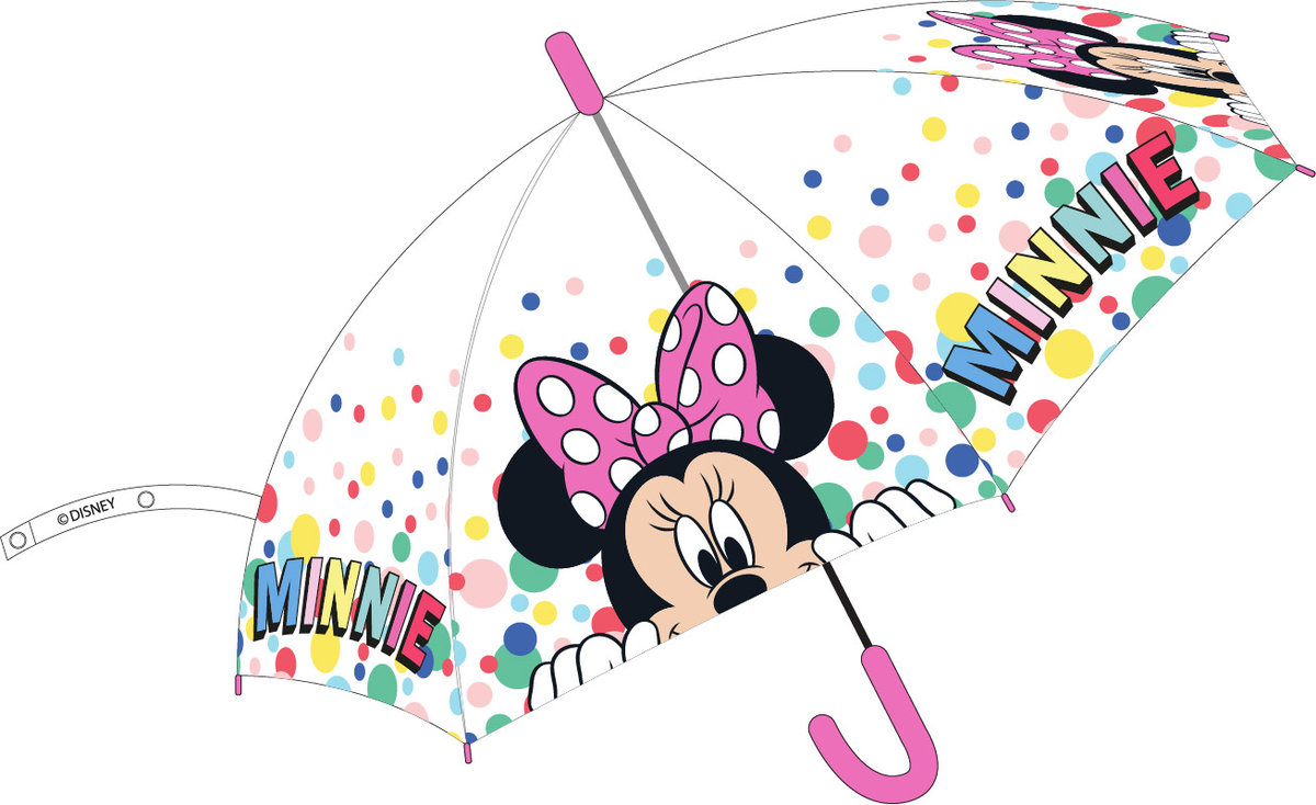 Parasol przeźroczysta parasolka Myszka Minnie
