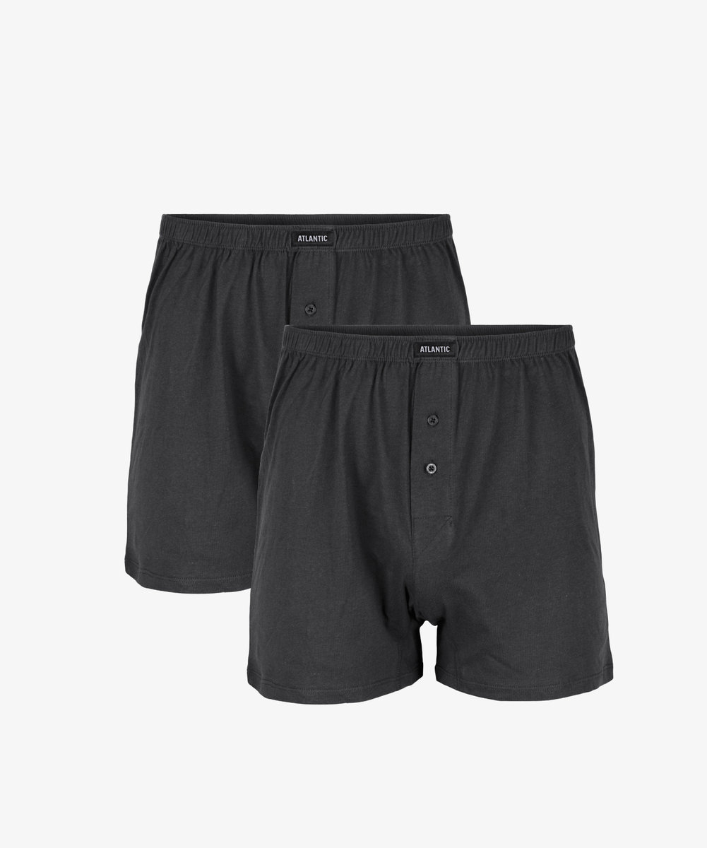Atlantic, Bokserki męskie luźne, 2-Pack, rozmiar L