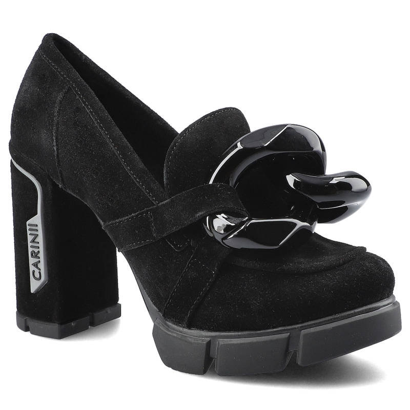 Carinii, Półbuty, B7322/K_-H20-000-000-E36 Czarny, rozmiar 40