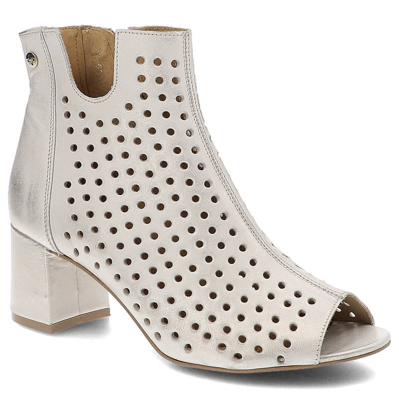 Maciejka, Botki, 05420-04/00-5 Beż, rozmiar 36