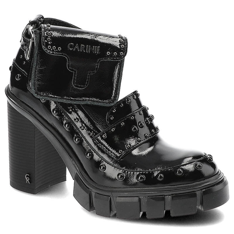 Carinii, Półbuty, B7934_-070-000-000-E98 Czarny, rozmiar 39