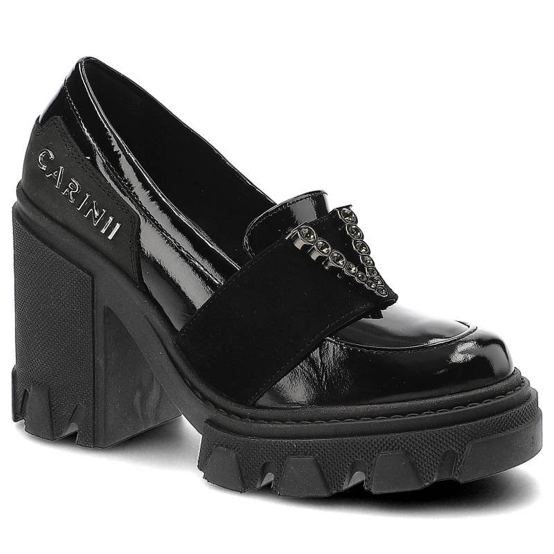 Carinii, Półbuty, B8493_-070-H20-R91-E61 Czarny, rozmiar 40