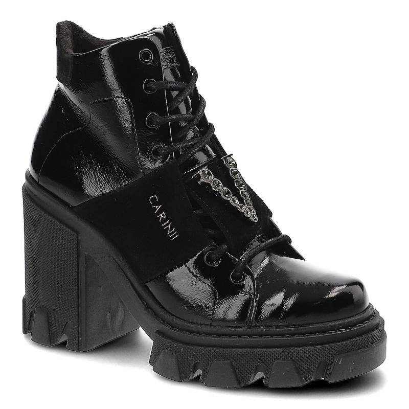 Carinii, Botki, B8503_-070-H20-000-F20 Czarny, rozmiar 37