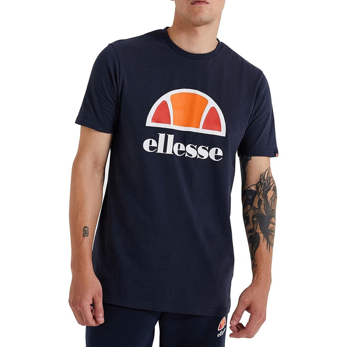 Ellesse T-Shirt Męski Granatowy Dyna Tee Sxg12736429 M