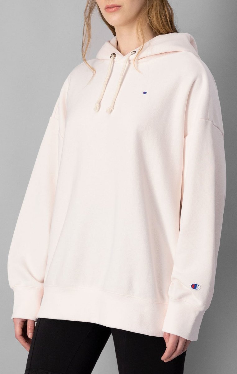 Champion Wmns Hooded Sweatshirt Small Logo Pink - M