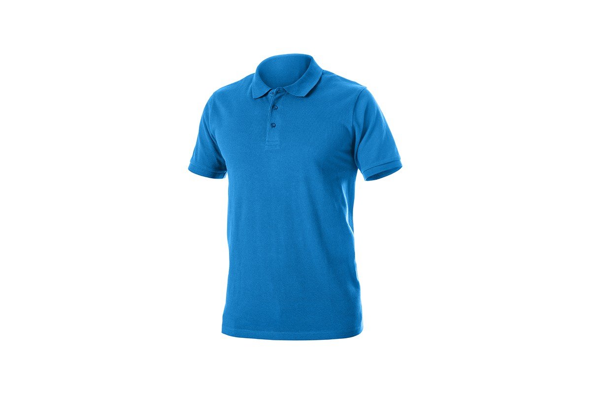 Polo Bawełniane Niebieskie S Tobias