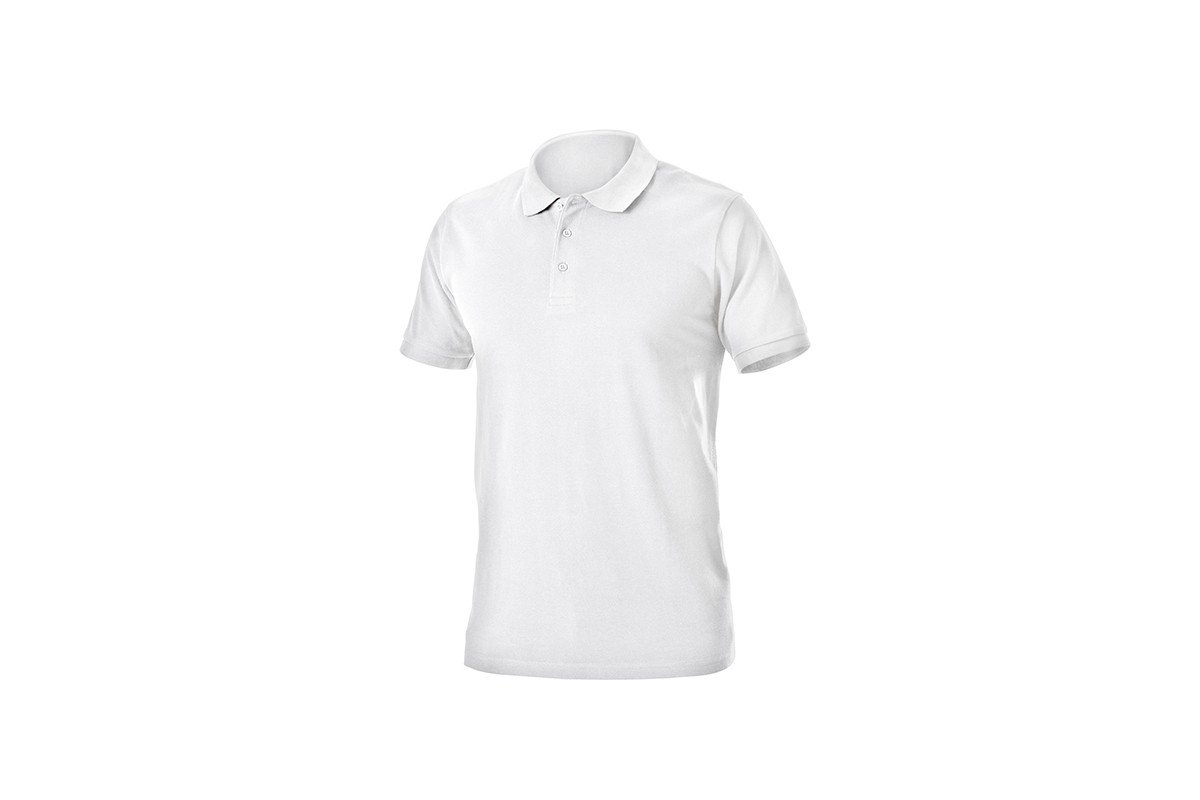 Polo Bawełniane Białe S Tobias