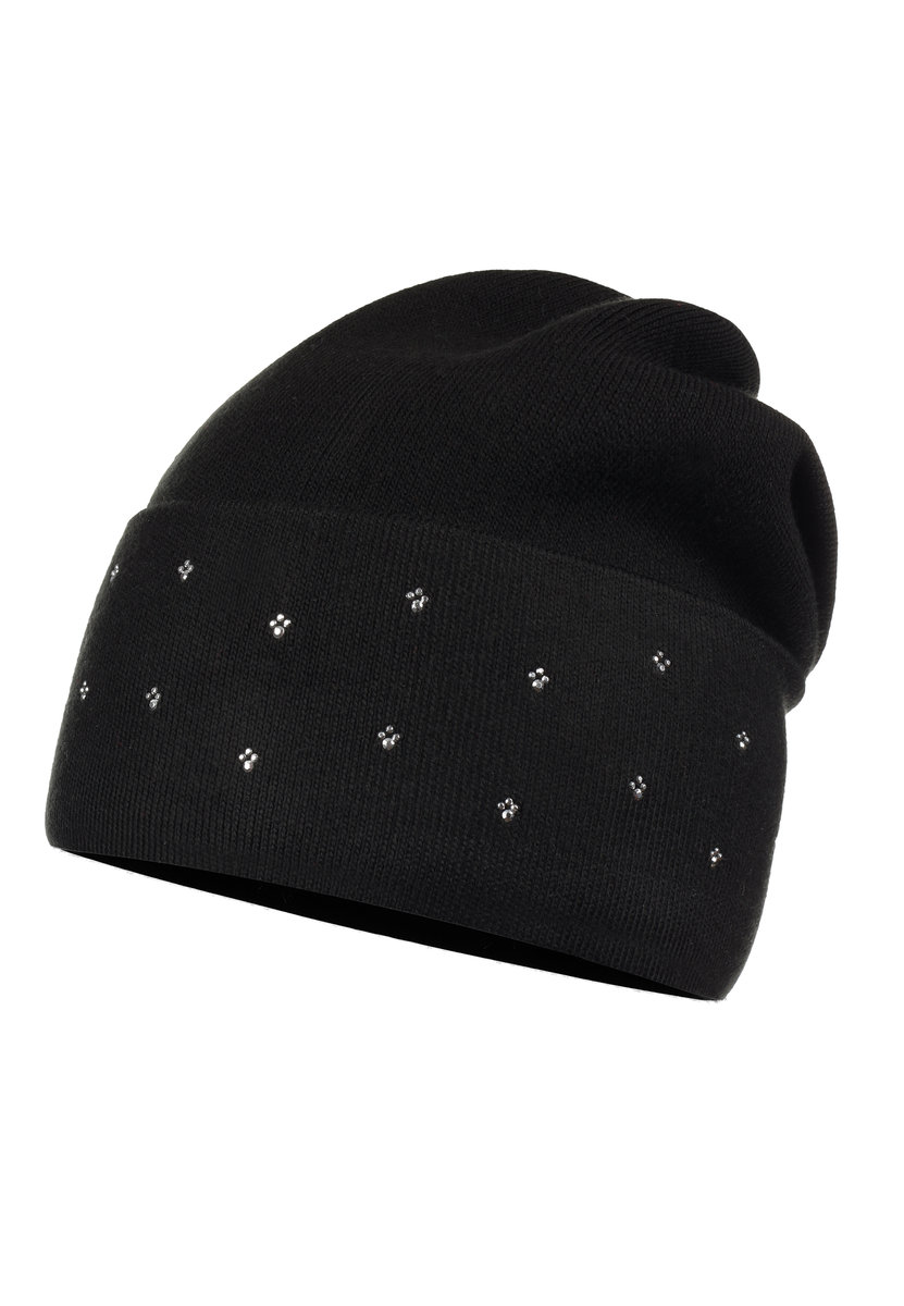 Majka Czapka Damska Beanie Wywijana Jesień/Zima