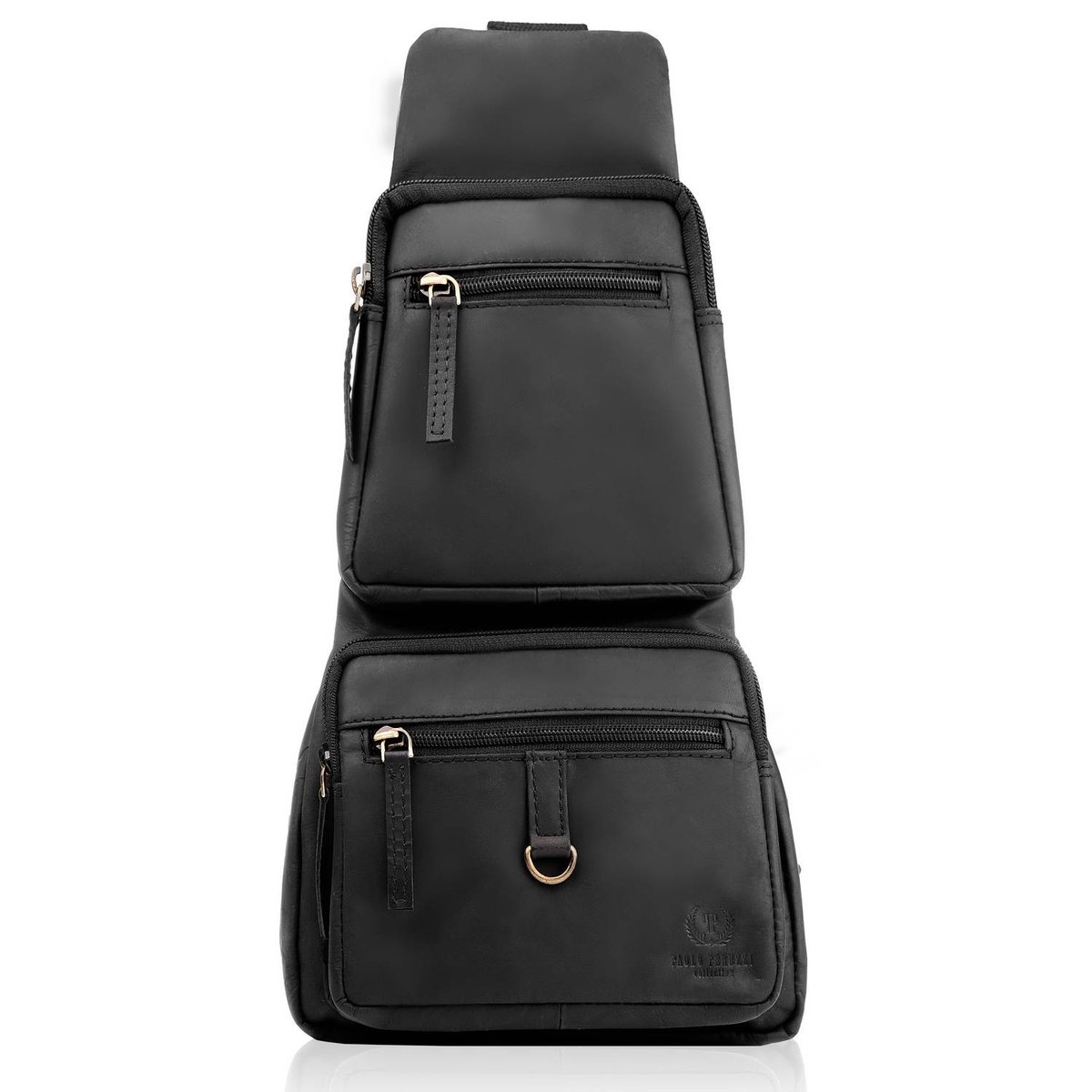 Skórzany Młodzieżowy Plecak Vintage Paolo Peruzzi T-38-Bl