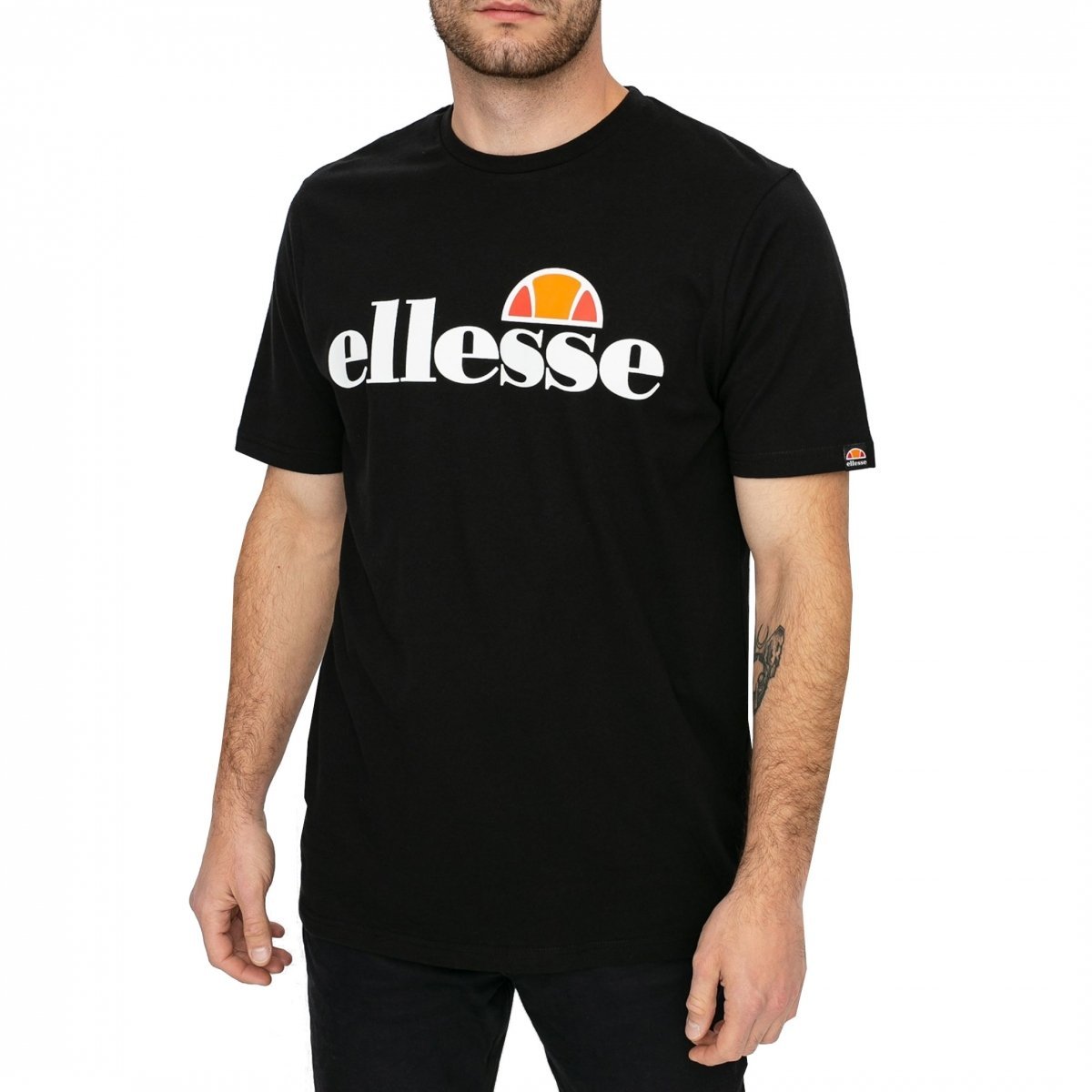 Ellesse T-Shirt Męski Czarny Sl Prado Shc07405011 M