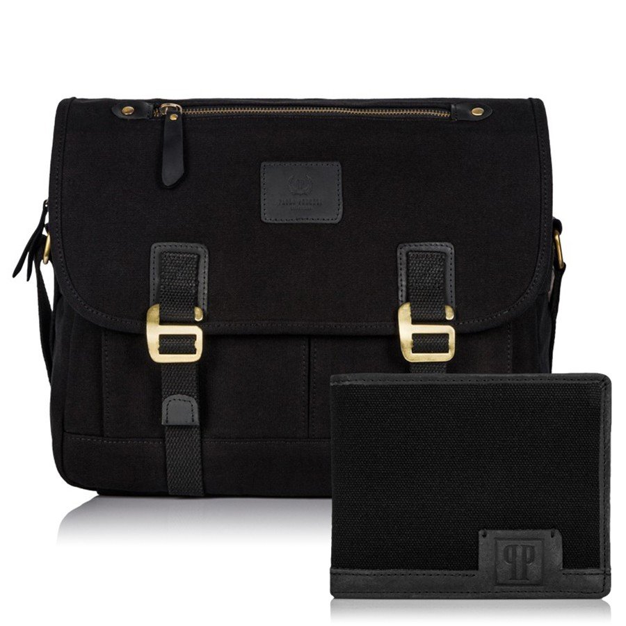 Zestaw Upominkowy Dla Niego Zup-17-Bl Torba T-17 Portfel T-02