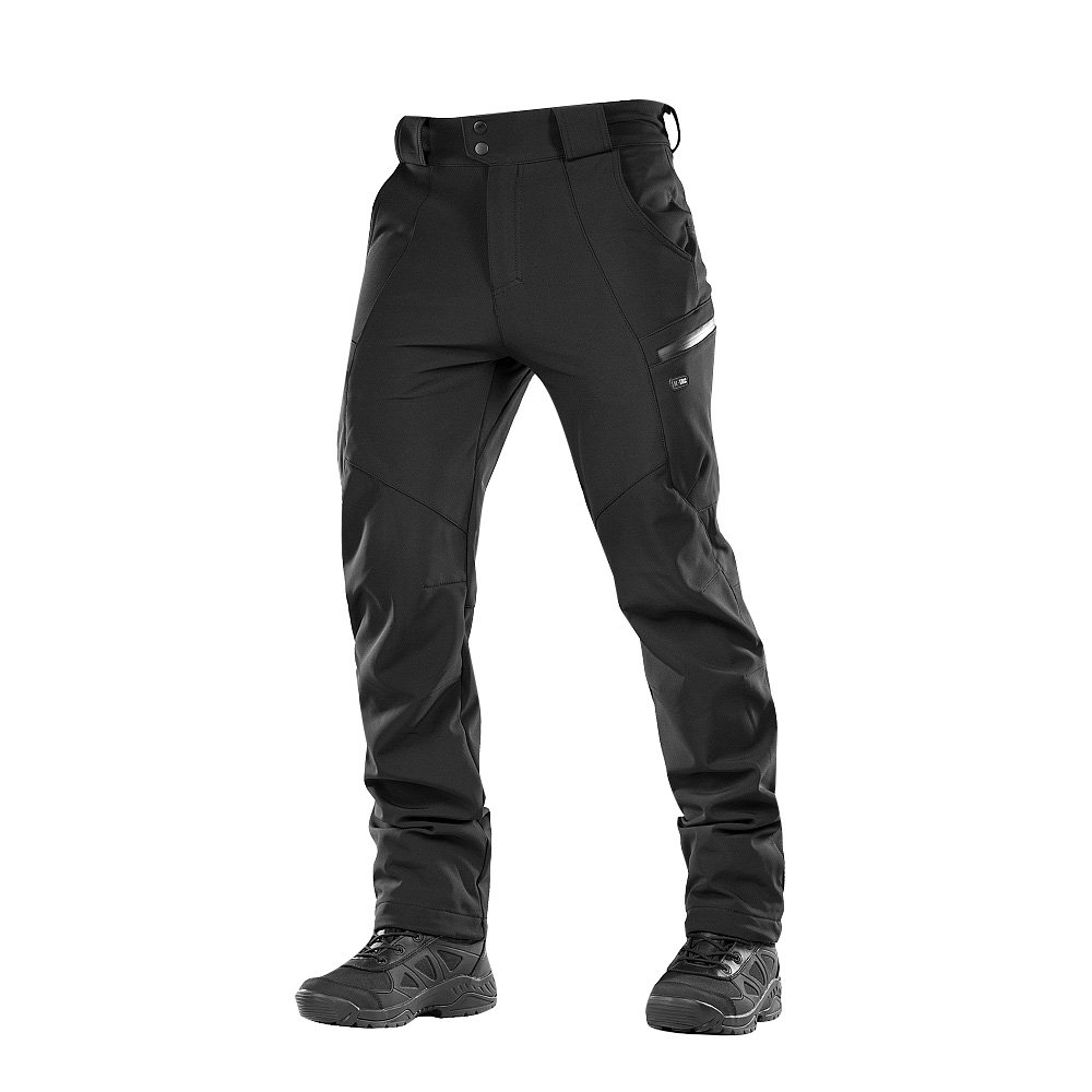 Spodnie męskie M-Tac Soft Shell Winter czarne 3XL
