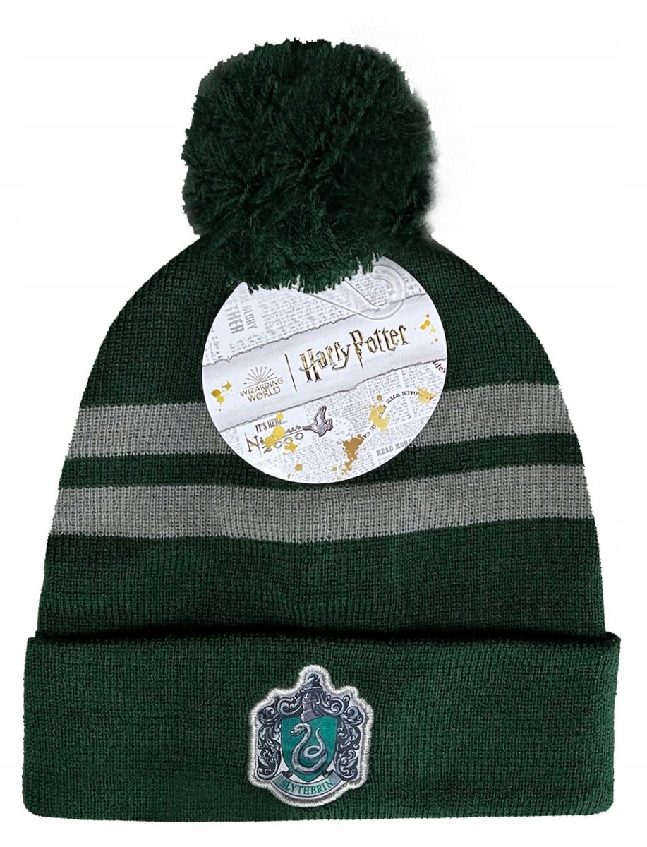 Czapka Zimowa Harry Potter Slytherin Zielona