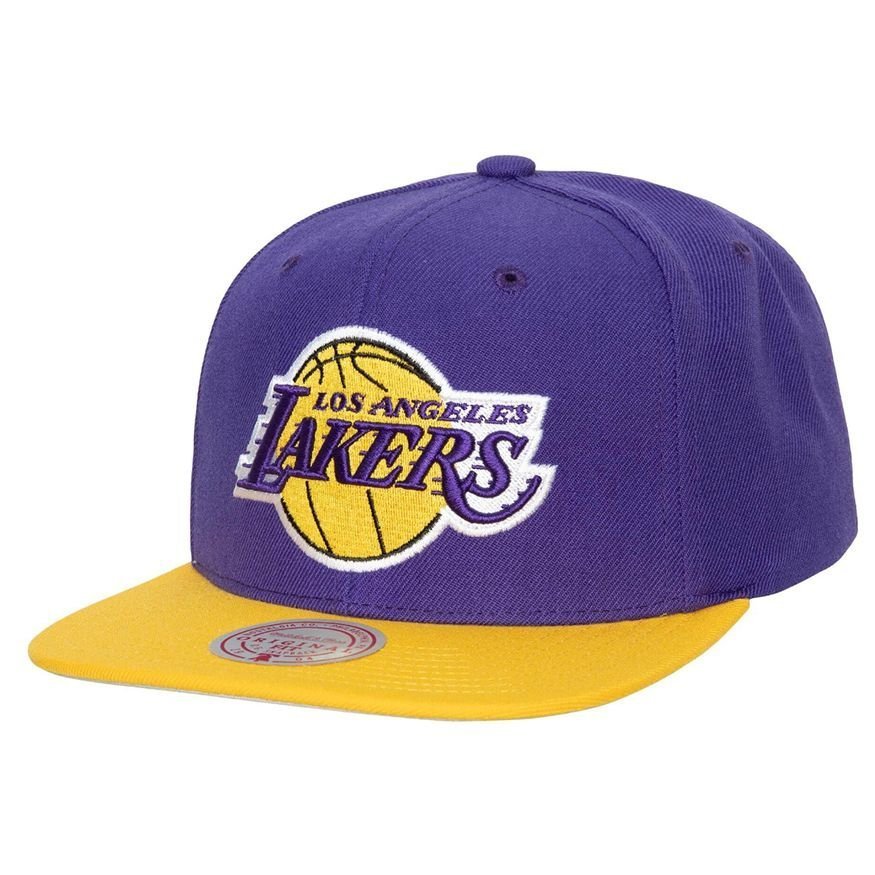 Mitchell & Ness Czapka Z Daszkiem Nba Los Angeles Lakers Nba Team 2 Tone2.0 Snapback Nba Lakers Hhss3264-Lalyyppppryw Osfm