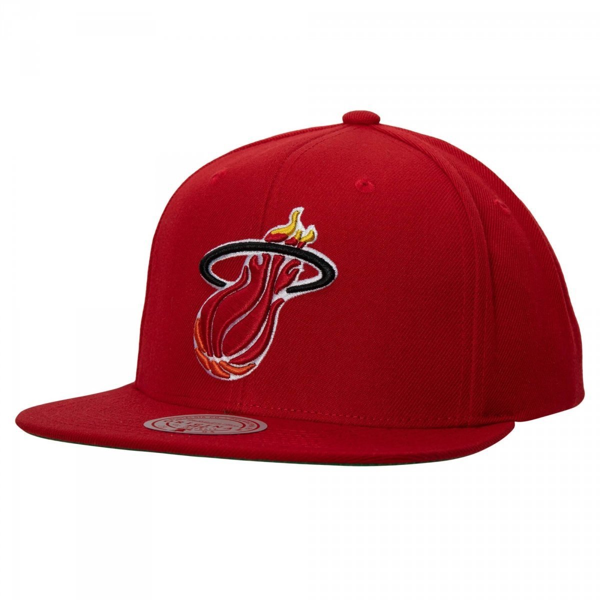 Mitchell & Ness Czapka Z Daszkiem Nba Miami Heat Team Ground 2.0 Snapback Hwc Heat Hhss3258-Mheyypppred1 Osfm