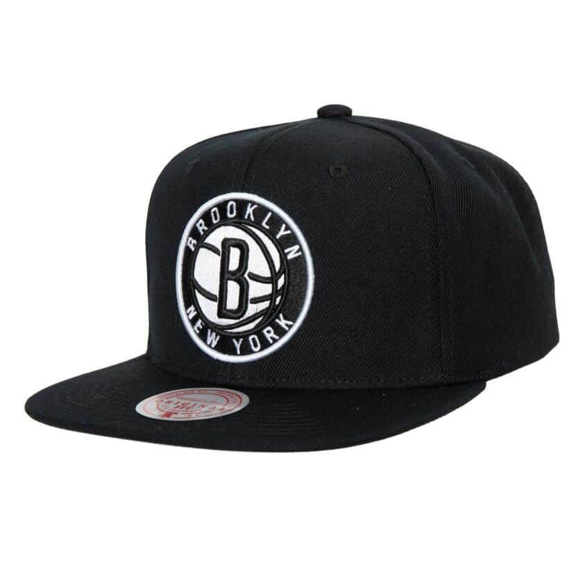 Mitchell & Ness Czapka Z Daszkiem Nba Brooklyn Nets Nba Team Ground 2.0 Snapback Hwc Nets Hhss3256-Bneyypppblck Osfm