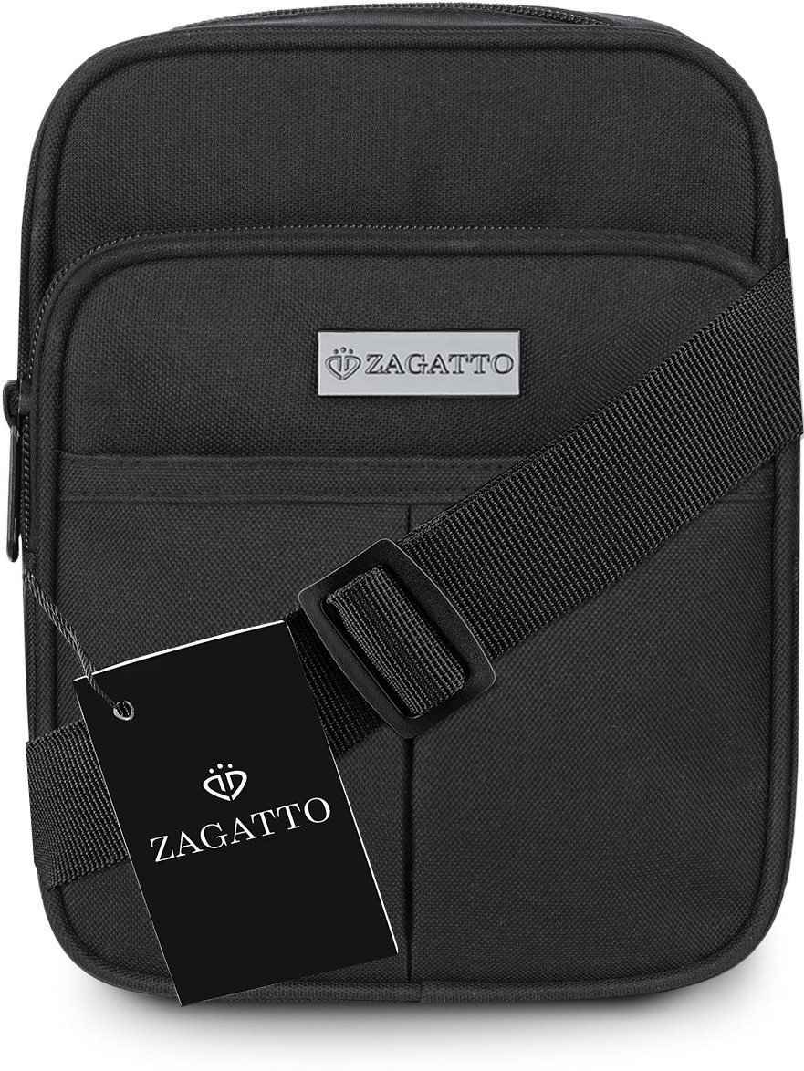 Zagatto, Saszetka Męska Torba Na Ramie Pasek