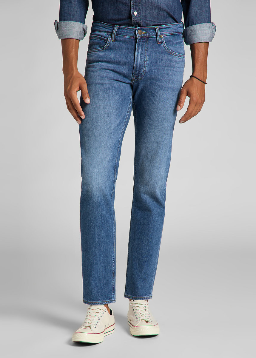 Jeansy Lee Daren Zip Fly DARK Freeport L707PXGQ 38 34