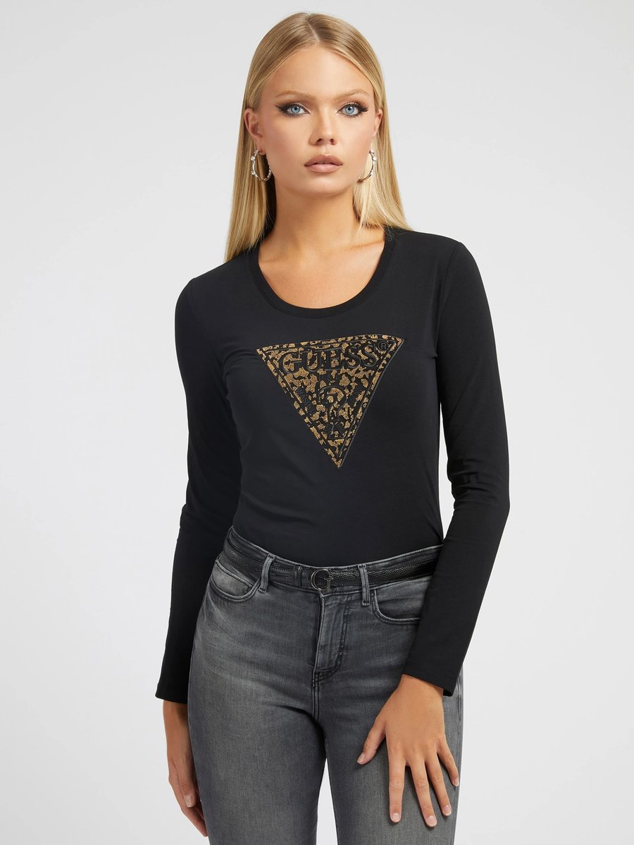 Long Sleeve Guess W2Bi67 J1300 Jblk S